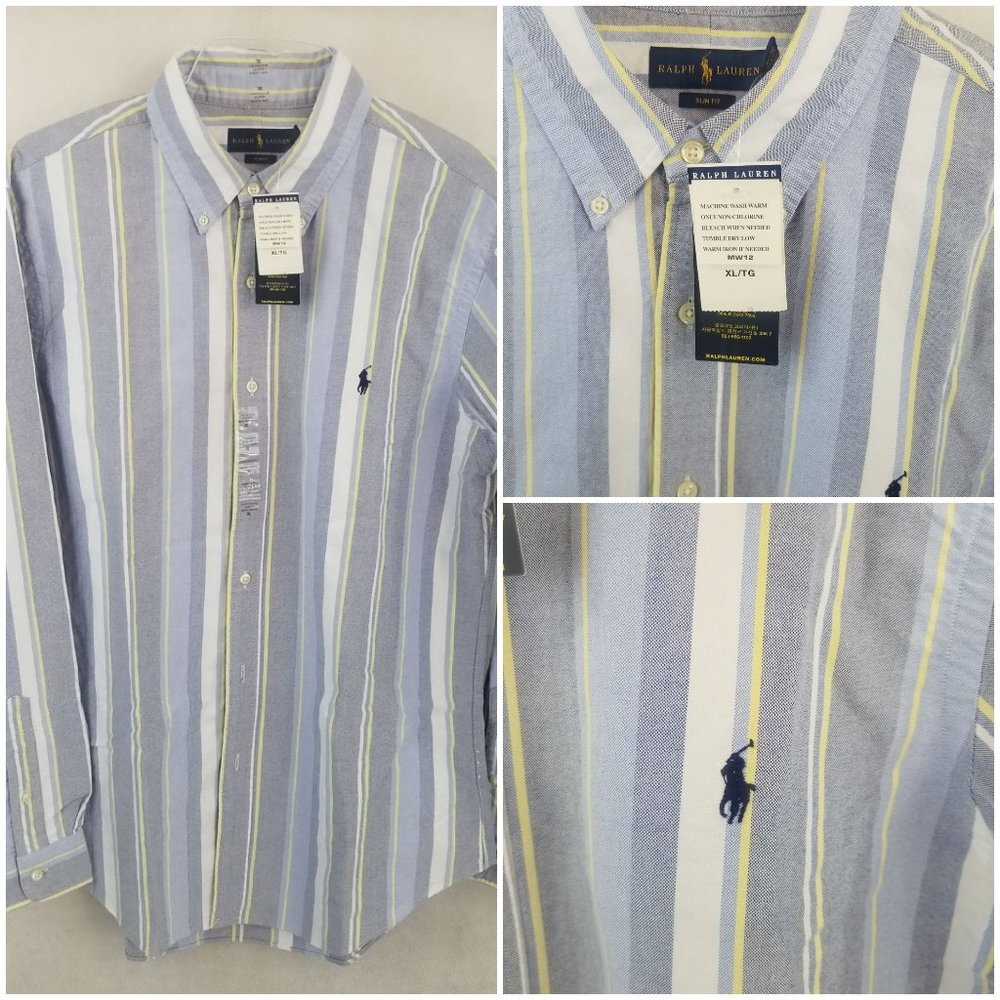 Ralph Lauren SLIM Long Sleeve Button Down Shirt
